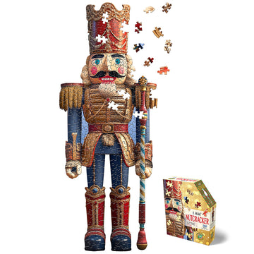 Madd Capp: I Am Nutcracker - 300 Piece Puzzle - Holiday Decor-Shaped Jigsaw, 12X29 Finished Size, Poster Reference, Educational