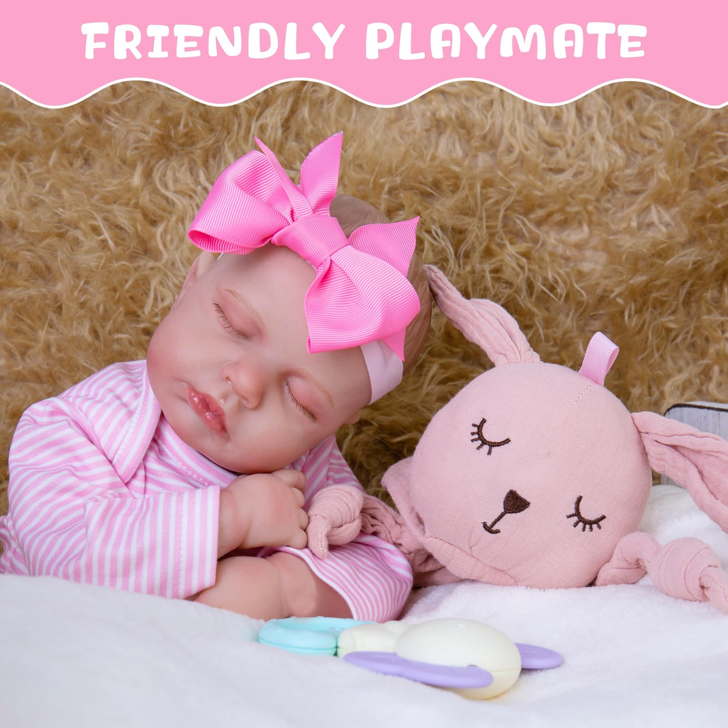 Ekokiz Reborn Baby Dolls 20-Inch Soft Body Realistic Baby Dolls That Look Real Baby Dolls With Hand-Painted Details Lifelike Sle