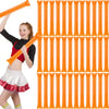 Cssopenss 50 Pcs Orange Thunder Sticks Thicken Plastic Cheersticks Orange Inflatable Thunder Sticks Sporting Events Team Spirit