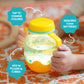 Glo Pals Sensory Play Pack Bundle With Sensory Play Jar, Red Sammy Light-Up Cubes, & Fun Fillers (Easy As Abc)