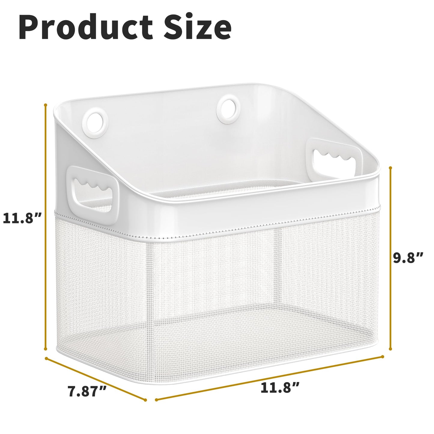Glotika Mesh Baby Bath Toy Storage, Large Capacity And Quick Drying Baby Toy Storage For Bath, Multi-Use Net Bags Make Baby Bath