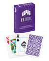 Copag advanced 100% Plastic Playing Cards  game-style Size (Standard) Jumbo Index Single Deck (Purple)