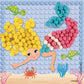 Playmais Mosaic Dream Mermaid Creative Craft Kit For Girls & Boys From 5 Years | 2300 6 Mosaic Templates With Lovely Mermaids | Stimulates Creativity & Motor Skills | Natural Toy