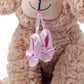 The Petting Zoo Ballerina Scruffy Dog Plush Toy, 10 Inch Tan Caramel Brown, Polyester Stuffed Animal for Kids