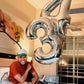 Silver 3 Balloon, Number Balloons 40 Inch, 3Rd Birthday Decorations For Kids Girls Boys, Men Women Silver Party Supplies For Par