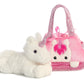 Aurora® Fashionable Fancy Pals™ Peek-A-Boo Unicorn Stuffed Animal - On-The-Go Companions - Stylish Accessories - Multicolor 7 Inches