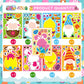 27 Sheets Easter Stickers Easter Gifts For Kids Toddlers Make Own Face Easter Gnome Bunny Sheep Rabbit Colored Egg Chicks School