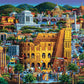 D·O·W·D·L·E Jigsaw Puzzle - Rome - 500 Piece - Blue Chip Board - Model 00354