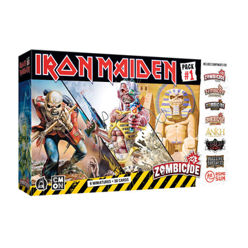 Zombicide Iron Maiden Character Pack #1 - Eddie Miniatures And Game Enhancements! Cooperative Strategy Board Game, Ages 14+, 1-6