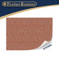 3 Sheets Self-Adhesive Wall Cladding For Dollhouse 1:12 Scale (Smooth Red)