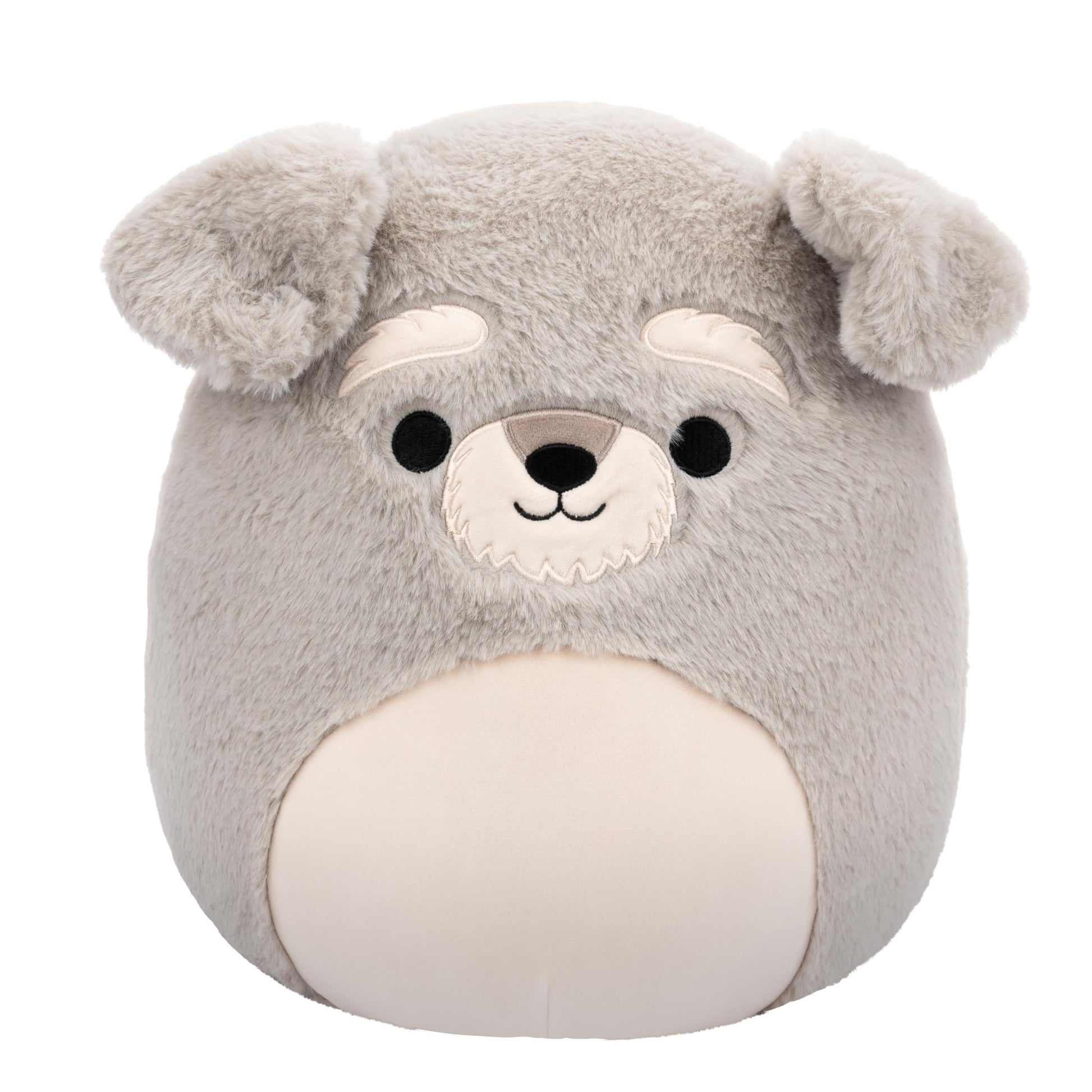 Squishmallows FuzzAMallows Plush Toy Shaun the Schnauzer Dog 30 cm - Rare limited availability Original 2024