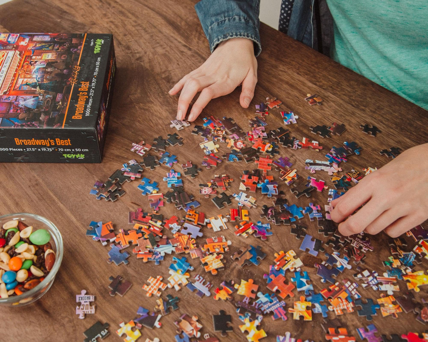 Broadway's Best 1000-Piece Jigsaw Puzzle by Rachid Lotf | Fun Brain Teaser  Toys & Games for Kids and mature-themeds | 28 x 20 Inches