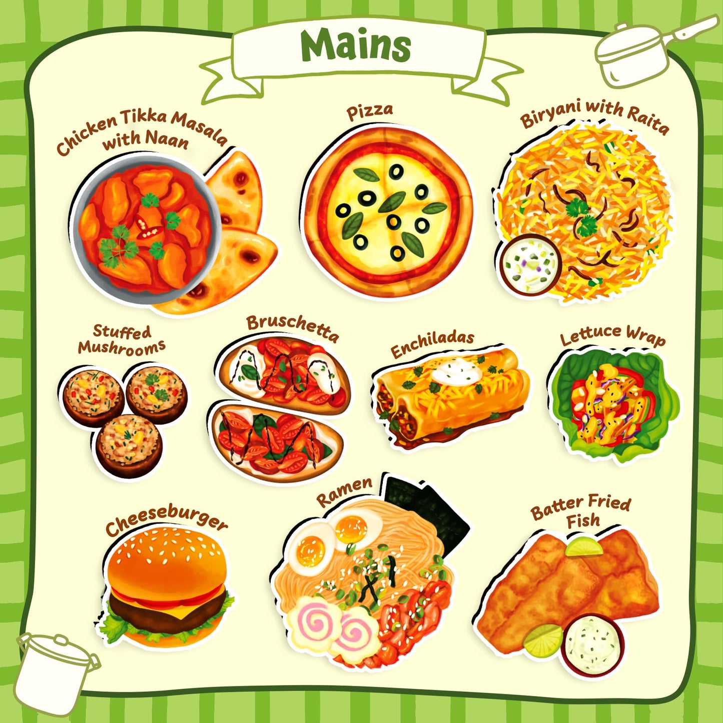 Skillmatics Pretend Play Playset - 100 Most Real Play Foods for Child's Play, Back-to-School Kitchen Accessories, Play Kitchen T