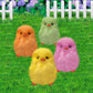 Olutacot 28 Pcs Small Chicken Keychain Easter Fluffy Chicks Mini Realistic Plush Chick Easter Fur Stuffed Toy Chick For Kids Diy