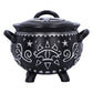 Nemesis Now Big Witch Energy Cauldron Box 15.4Cm, Resin, Black, Halloween Giftware Collection, Halloween Witch'S Cauldron Box, Witchcraft Giftware, Storage Box, Cast In The Finest Resin, Hand-Painted