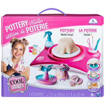 Cool Maker - Pottery Studio, Clay Pottery Wheel Craft Kit for Kids Age 8 and Up