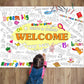 Naozinebi Welcome Coloring Poster For Kids Giant Coloring Poster Large Positive Affirmation Inspirational Coloring Tablecloth Ju