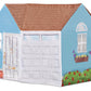 Kid Trax Easy Pop Up Kids Magical Play Tent, Large Front And Rear Openings, Carrying Case Included, Easy Storage, House