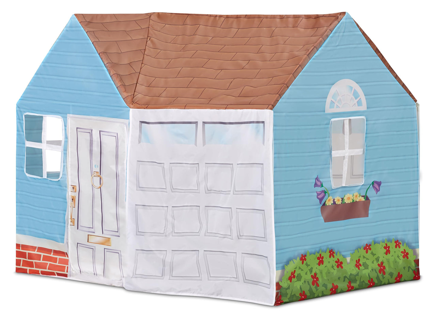 Kid Trax Easy Pop Up Kids Magical Play Tent, Large Front And Rear Openings, Carrying Case Included, Easy Storage, House