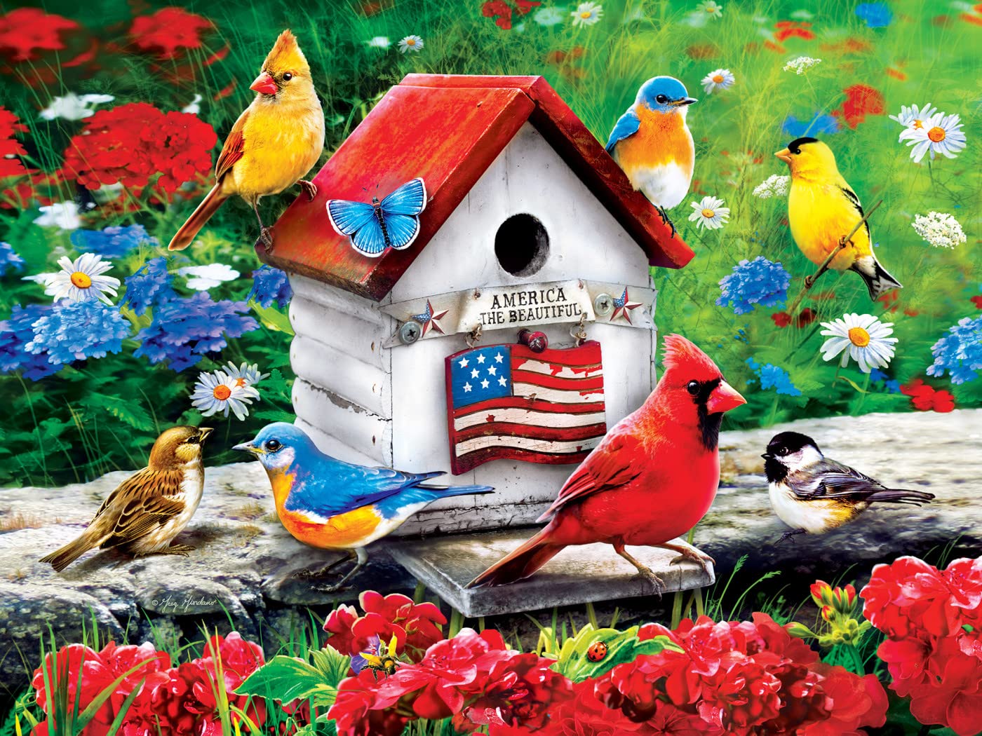 An American Birdhouse 300 Pc