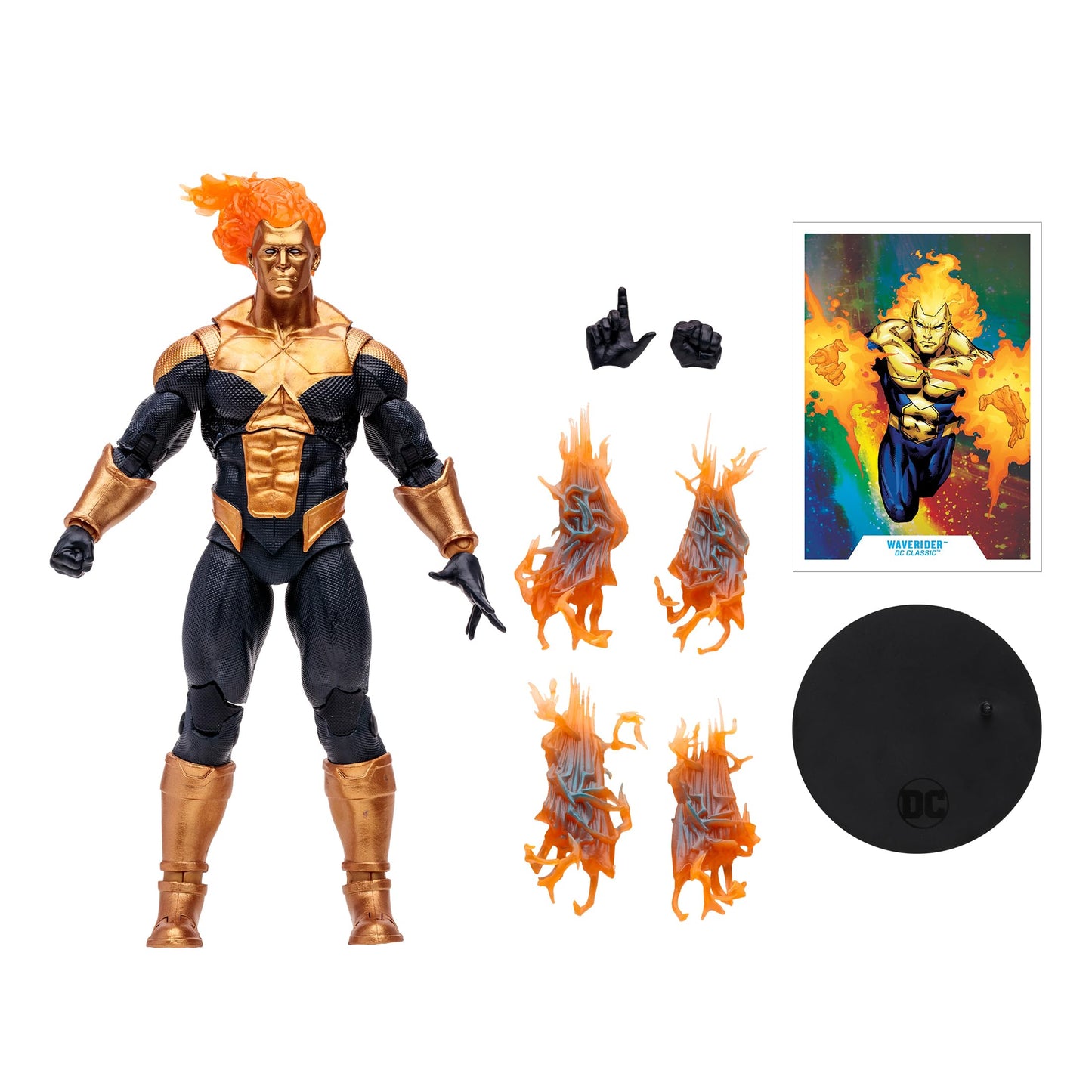 Mcfarlane Toys Dc Multiverse Waverider (Dc Classic) Gold Label 7 Inches Action Figure - Explore The Timestream With The Aged Booster Gold
