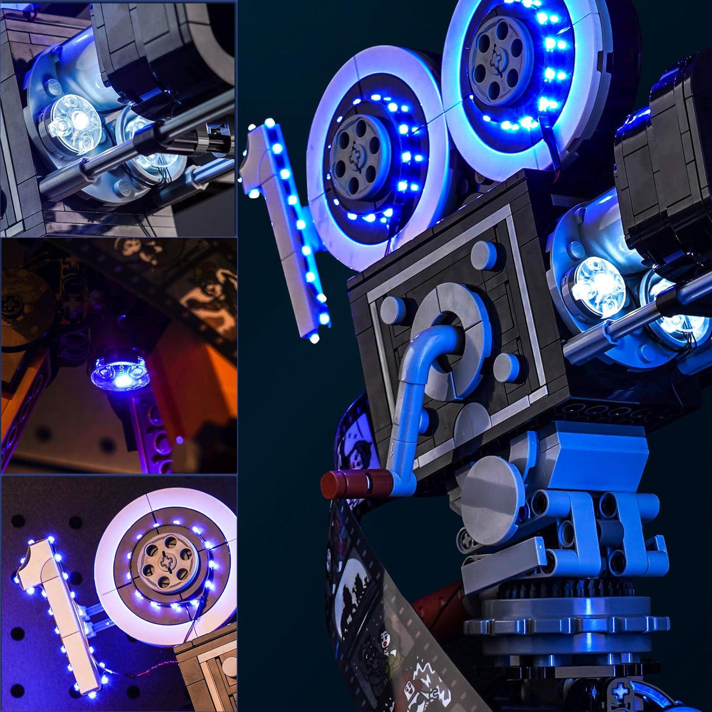 Brickbling Led Light Compatible With Lego 43230 Walt Tribute Camera, Creative Lighting Kit Compatible With Lego Camera-No Model