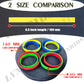 LVNRIDS 100 PCS Silicone Bracelets Wristbands for kid, Sports Rubber Elastic Wristband Bracelet for Party Decorations Favors Set