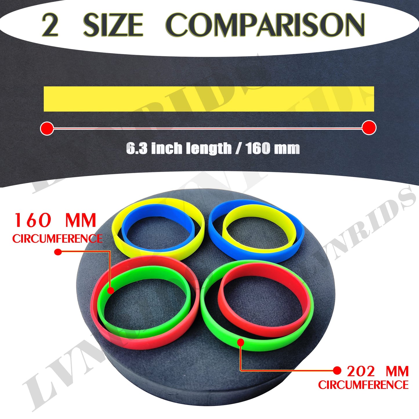 LVNRIDS 100 PCS Silicone Bracelets Wristbands for kid, Sports Rubber Elastic Wristband Bracelet for Party Decorations Favors Set