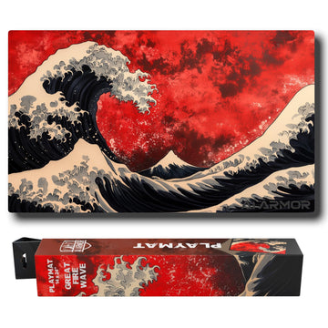 (The Great Fire Wave) 14x24 TCG/MTG Playmat by Ai protective covering