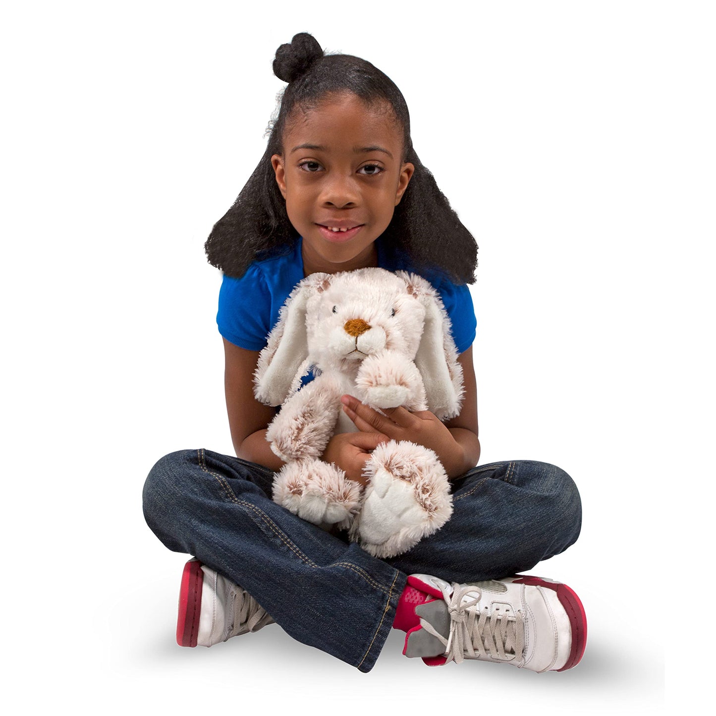 Melissa & Doug Burrow Bunny Rabbit Stuffed Animal (9 Inches)