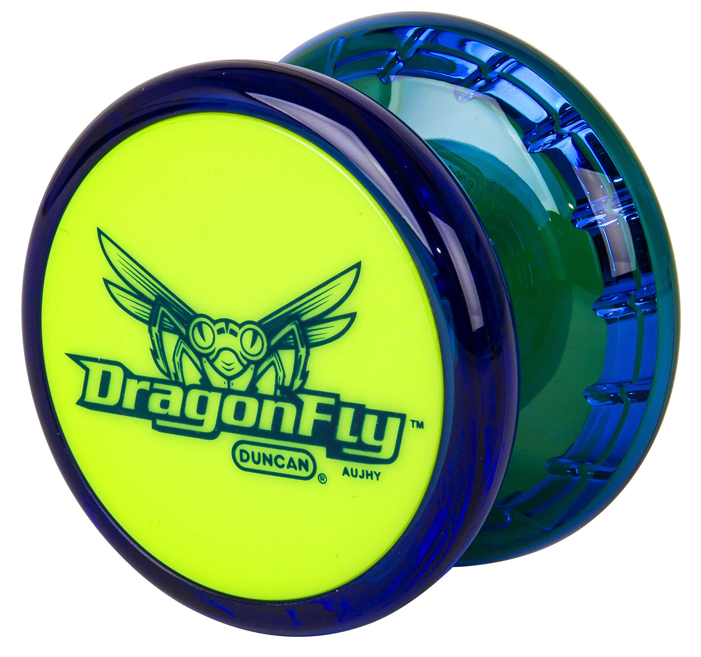 Duncan Dragonfly Yo-Yo -Blue With Green Cap, Pack Of 1