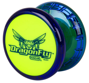 Duncan Dragonfly Yo-Yo -Blue With Green Cap, Pack Of 1