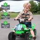 Anpabo 6V 7Ah Kids Atv Ride On Toy, 4 Wheeler For Toddler W/Headlight, Forward & Reverse, Horn, Music Player, Usb, Mp3, Treaded
