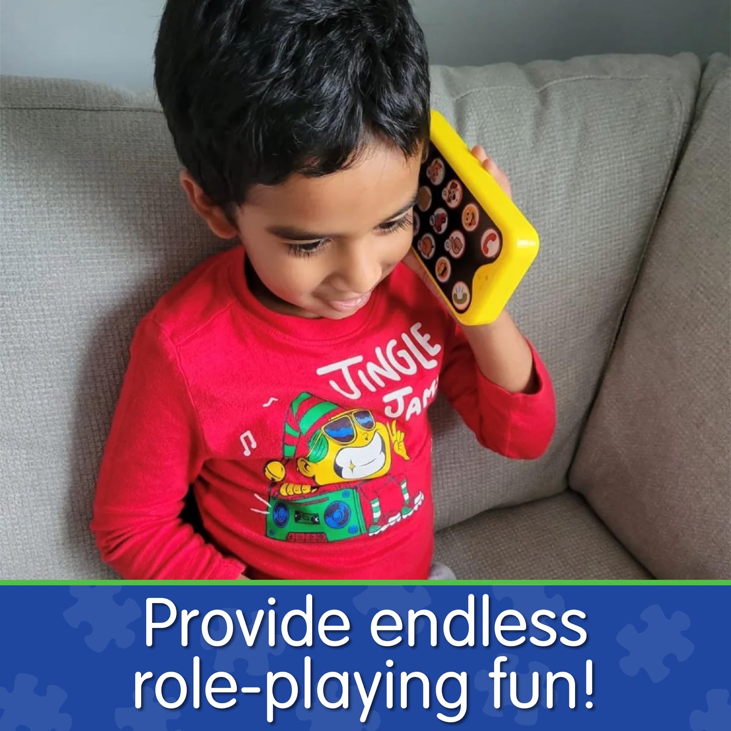The Learning Journey Early Learning - On The Go Phone - Baby Cell Phone Toy - Toddler Toys & Gifts For Boys & Girls Ages 3 Month