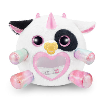 Rainbocorns Adopt-A-Corn Surprise (Cow) By Zuru, 15+ Surprises, Collectible Plush, Baby, Surprise Eggs For Girls & Children Ages 3+