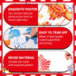 Faccito Carnival Circus Party Games Pin The Stickers on The Large Poster with 24 Pcs Stickers Blindfold Carnival Pin Game Set fo