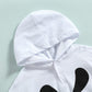 Wasaigood Infant Baby Halloween Cloak Toddler Kids Girls Boys Ghost Hooded Cosplay Clothes White Halloween Poncho Cape (White,2-