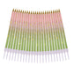 CAKE CODE 24-Count Pink Green Gold Long Thin Birthday Candles, Cake Candles, Birthday Parties, Wedding Decorations, Party Candle
