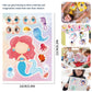24 Sheets Make Your Own Mermaid Princess Stickers Make A Face Stickers For Kids Toddlers With Mermaid Diy Craft Stickers Kids Pa