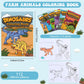 Nezyo 24 Pieces Mini Dinosaur Coloring Books Dino Painting Drawing Book Small Color Booklets Party Favors Coloring Pages Designs