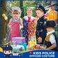 Luucio Police Officer Costume For Kids, Police Costume For Kids With Police Uniform, Halloween Costume For Kids, Dress Up, Role