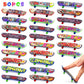 Poplay 50Pcs Mini Finger Skateboards, Finger Boards Toy Mini Skateboards For Kids Party Favors, Birthday Goodie Bag Stuffers, Easter Egg Fillers