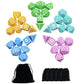 SmartDealsPro Retro Polyhedral Dice Sets with Pouches for D&D DND RPG MTG Dungeon and Dragons Table Board Roll Playing Games D4