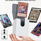 Zlca Card Deck Box For Mtg Yugioh Tcg, Card Storage Box With Dividers Holds 100+ Sleeved Cards, Premium Card Deck Case Compatible With Ccg Trading Cards (White,Puzzle)