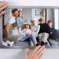 11.25X38.25 Puzzle Frame Kit With Glue Sheets | Silver Modern Picture Frame | Real Wood With Uv Resistant Acrylic Front | Made T