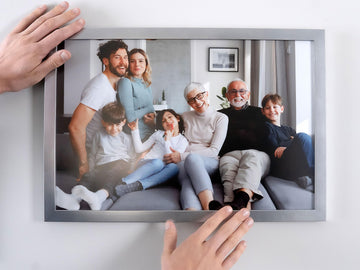 11.25X38.25 Puzzle Frame Kit With Glue Sheets | Silver Modern Picture Frame | Real Wood With Uv Resistant Acrylic Front | Made T