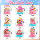 9PCS CandyLand Party Decorations, Candy Land Table Centrepieces Candy Themed Honeycomb Decorations Colourful Lollipop Birthday P