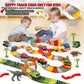 Save Unicorn Tracks Cars Replacement only, Dino Track Cars for Tracks Glow in The Dark, Car Tracks Accessories with 3 Flashing L