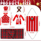Christmas Elf Doll Accessories Set Includes Christmas Plaid Sleeping Bag Plush Nightgown Apron Chef Hat Scarf And Hammock For Ch
