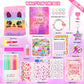 2-Pack Diy Journal Kit For Girls Ages 8-12 13 14 Year Olds, Birthday Gifts For Teen Girls, 110Pcs Cute Scrapbook Supplies Statio
